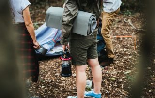 Boy Scouts teach outdoor skills